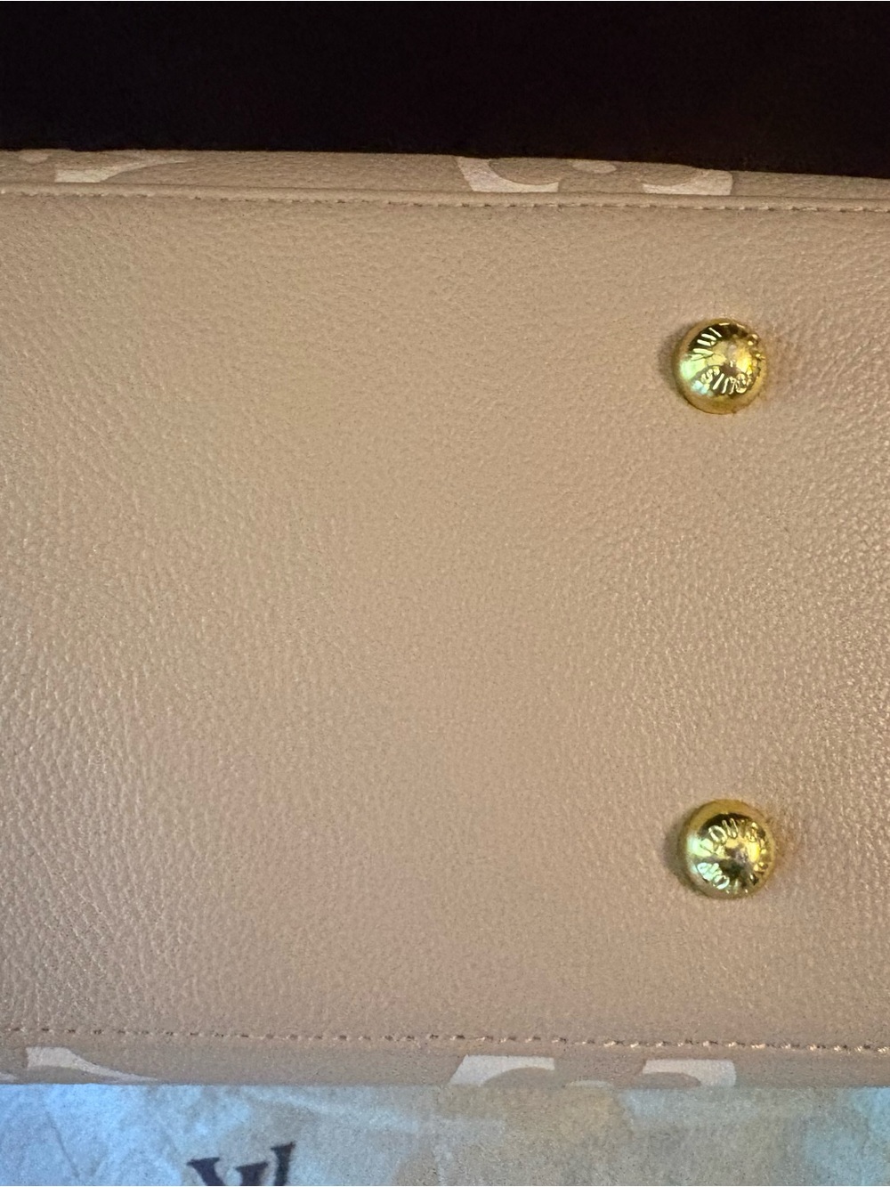Taupe Luxury Shoulder Bag - Picture 4 of 16